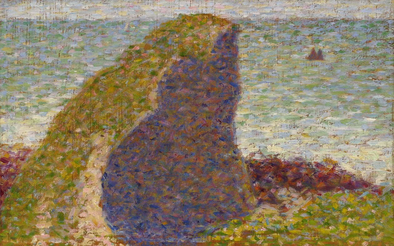 Le Bec du Hoc (Study) by Georges Seurat