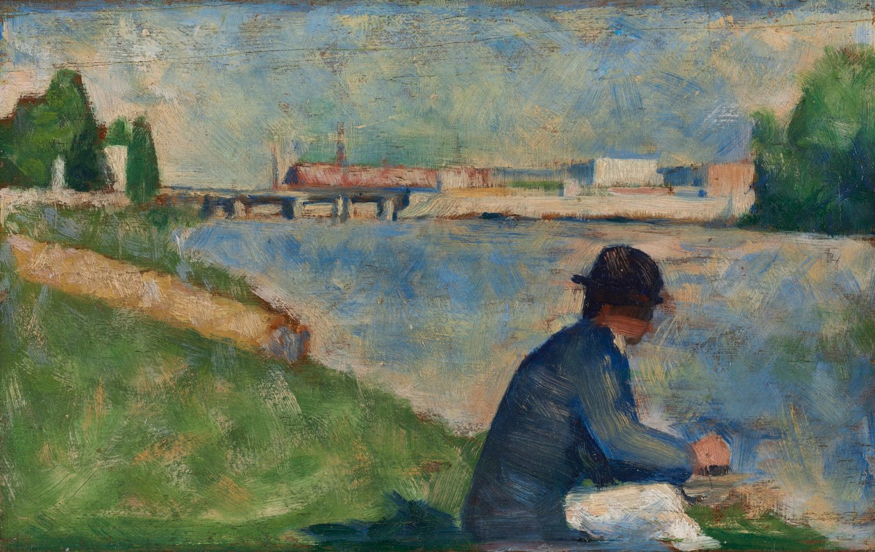 Study for Bathers at Asnières by Georges Seurat
