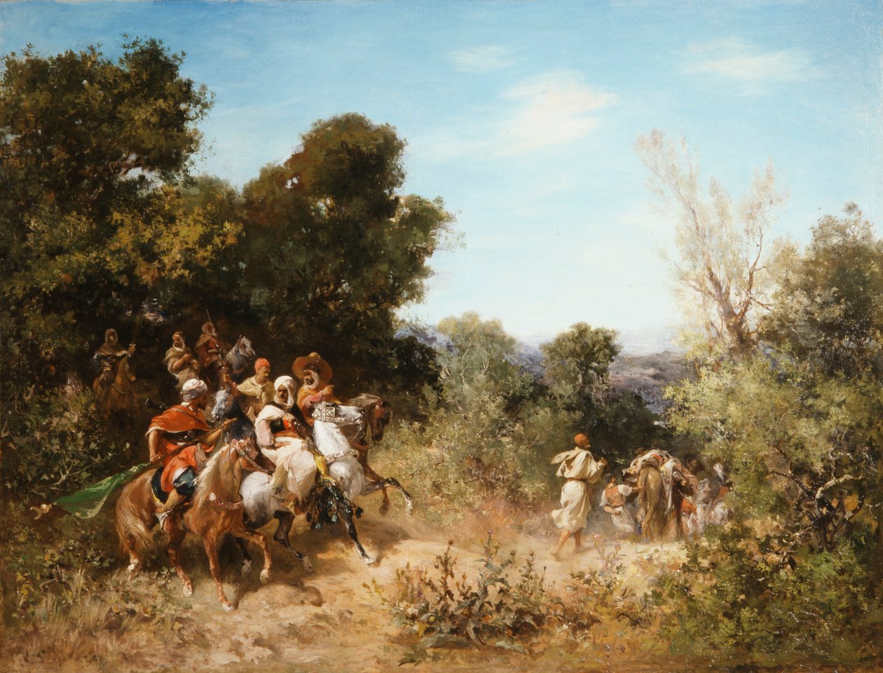 Arab Horsemen by Georges Washington