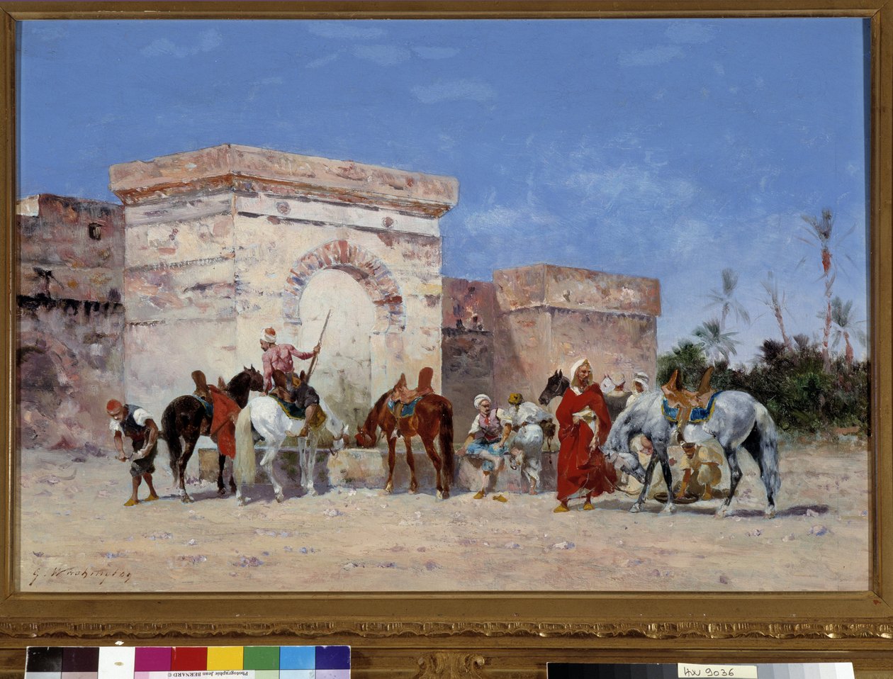 The Break at the Source of an Oasis in the Desert by Georges Washington