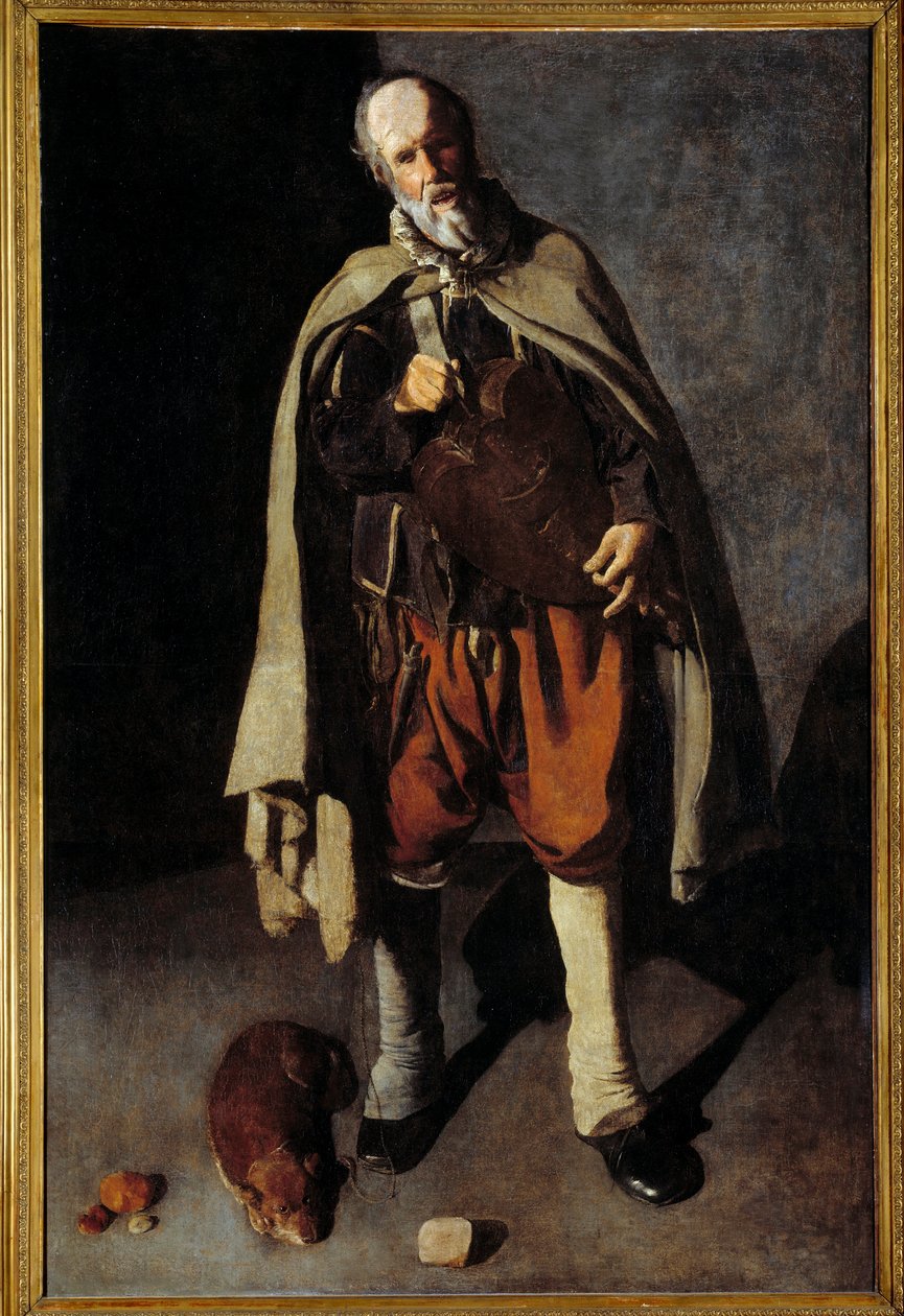 The Old Dog by Georges de La Tour