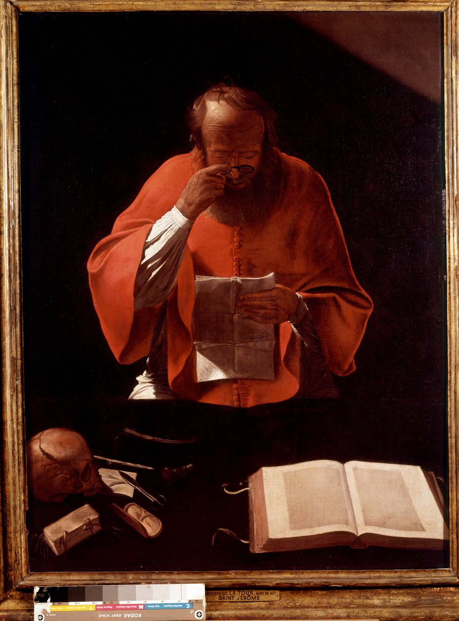 Saint Jerome Reading by Georges de La Tour