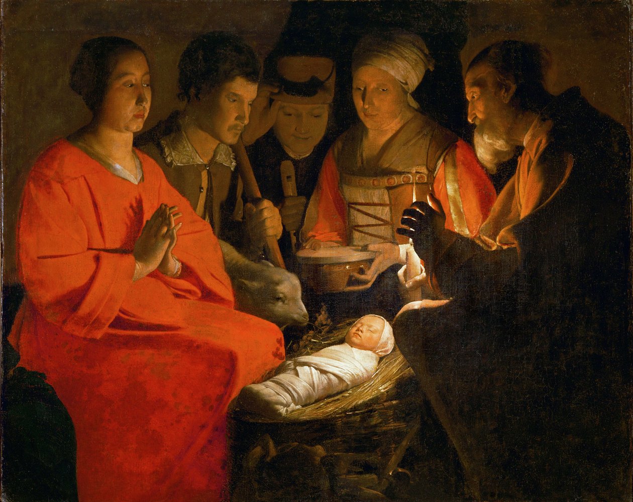The Adoration of the Shepherds by Georges de La Tour