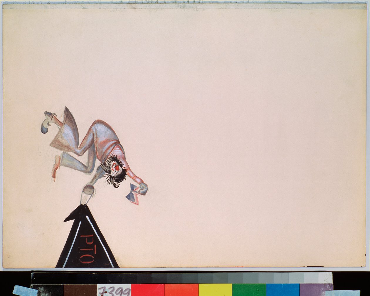 Stage Design for the Operetta Girofle-Girofla by Charles Lecocq by Georgy Bogdanovich Yakulov
