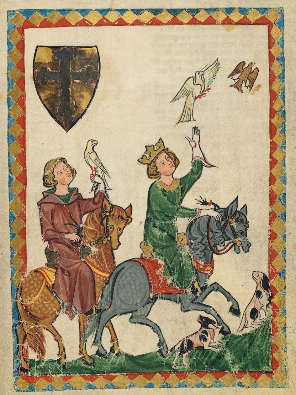 King Conradin the Younger, from Codex Manesse, 14th century by Georgia Levan Ramishvili from Tbilisi