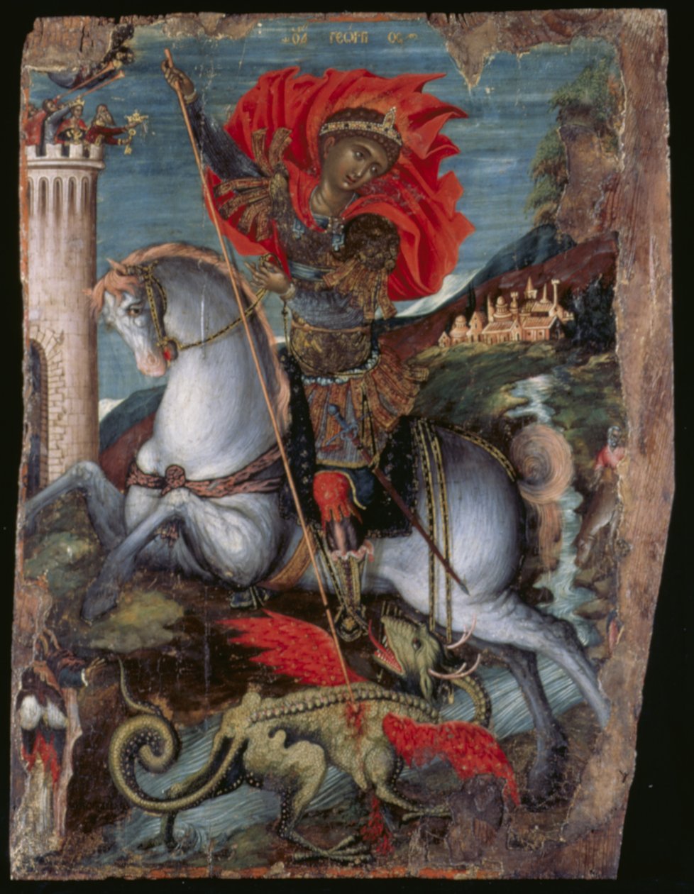 Saint George And The Dragon Icon