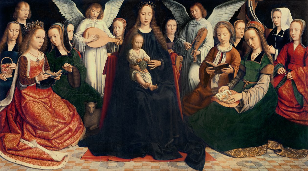Virgin and Child with Saints by Gerard David