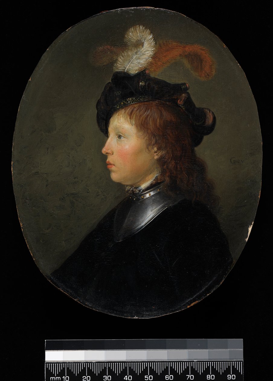 Portrait of a Young Man by Gerrit Dou