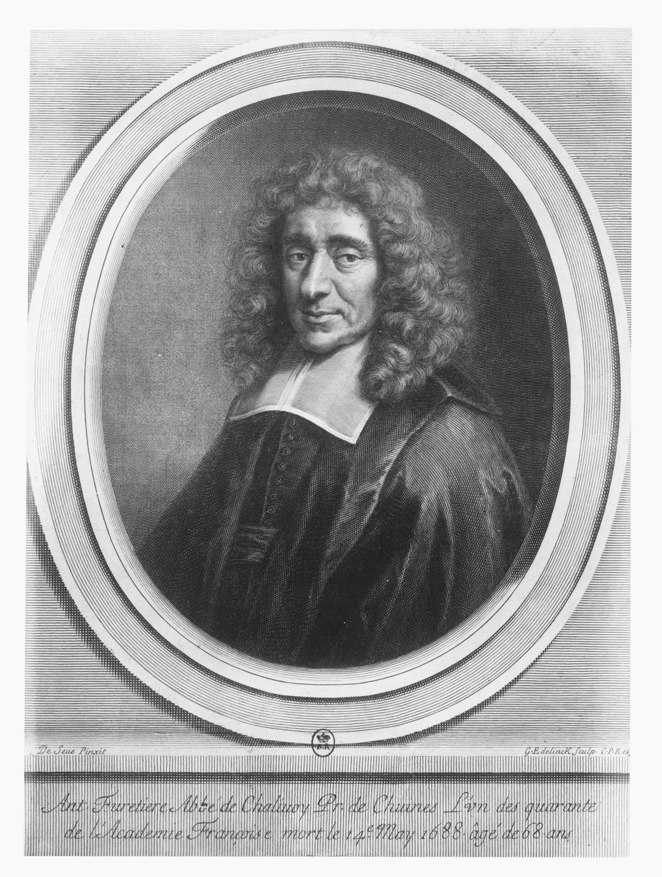 Antoine Furetière by Gérard Edelinck