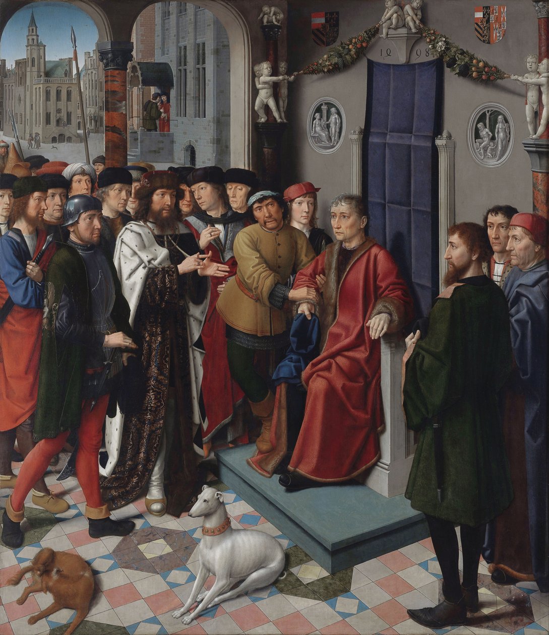 Judgement of Cambyses: The Arrest of Sisamnes by Gerard David