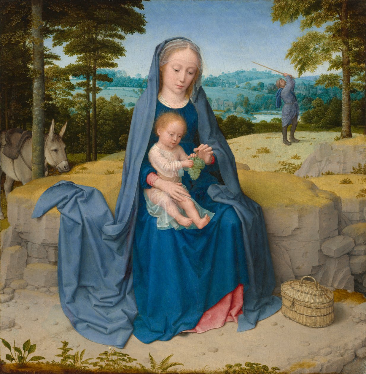 Rest on the Flight into Egypt (c.1510) by Gerard David