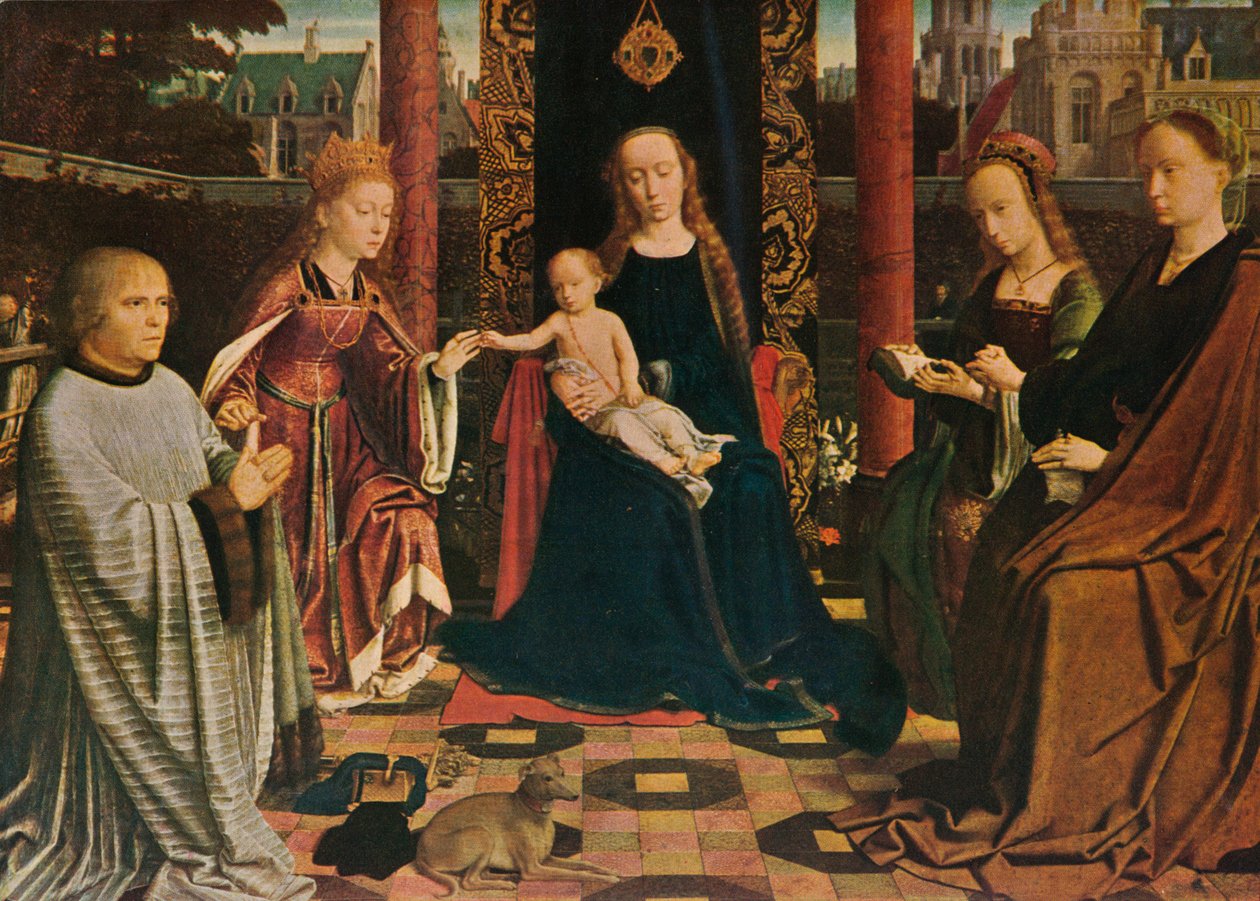 The Virgin and Child with Saints and Donor, 1510 by Gerard David