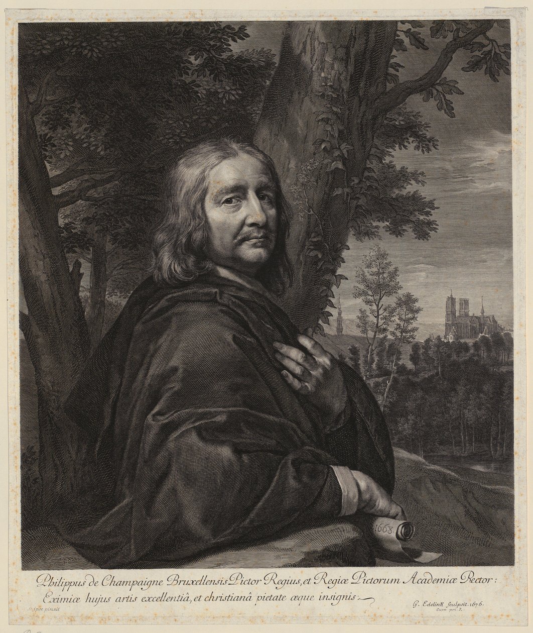 Saint Francis Xavier by Gérard Edelinck