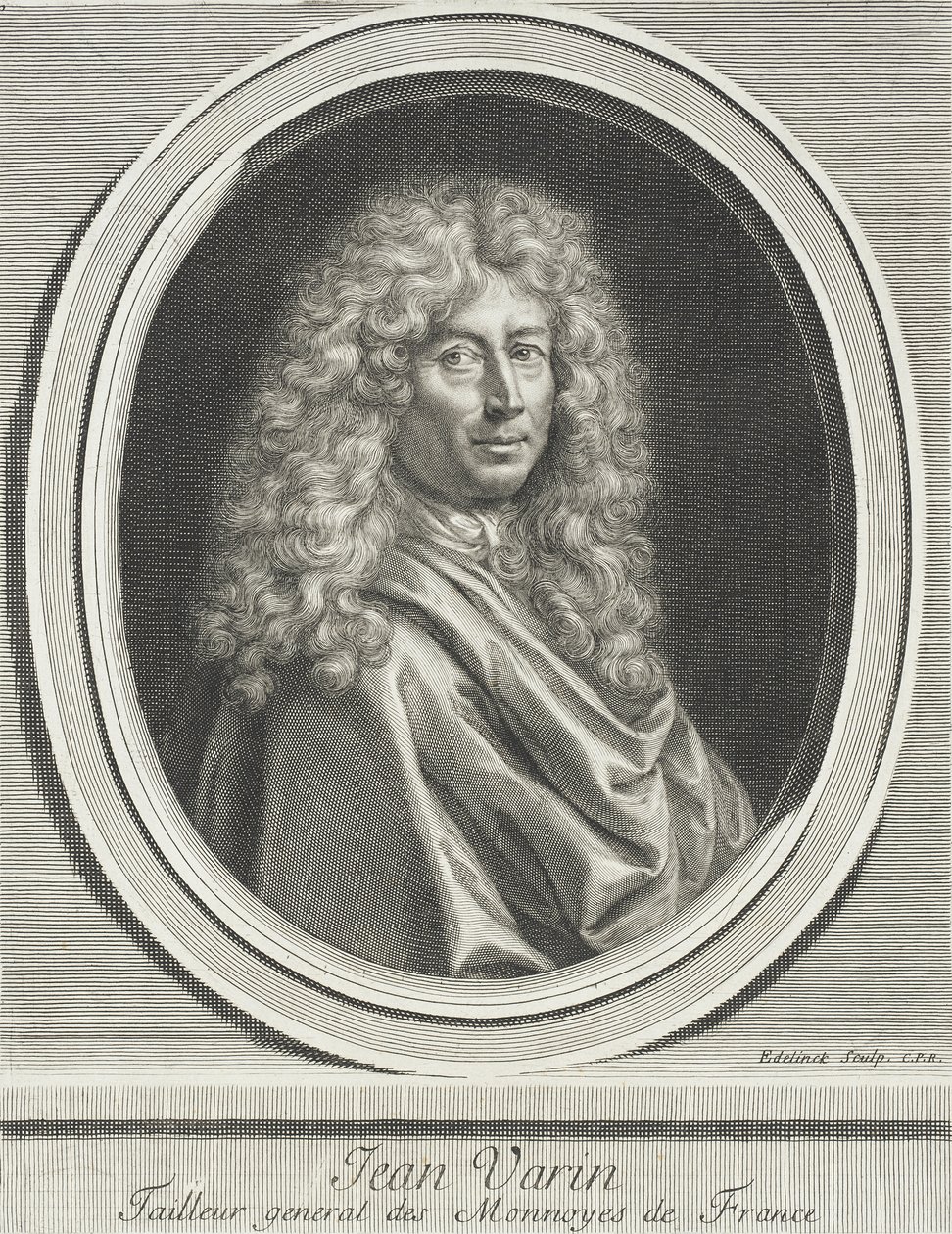 Jean Varin by Gérard Edelinck