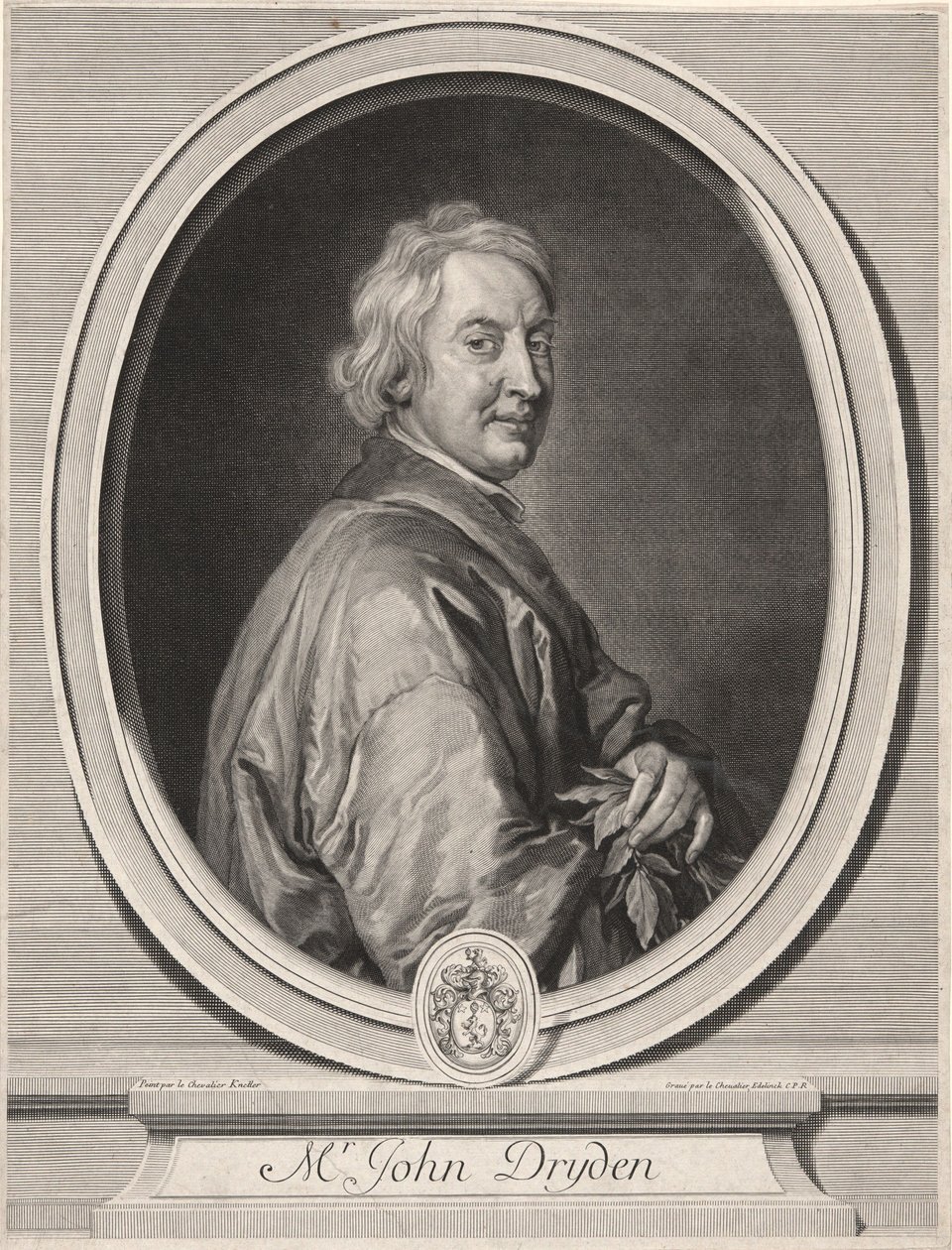 John Dryden (1631-1707) by Gérard Edelinck