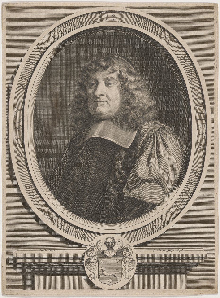 Peter de Carcavy by Gérard Edelinck