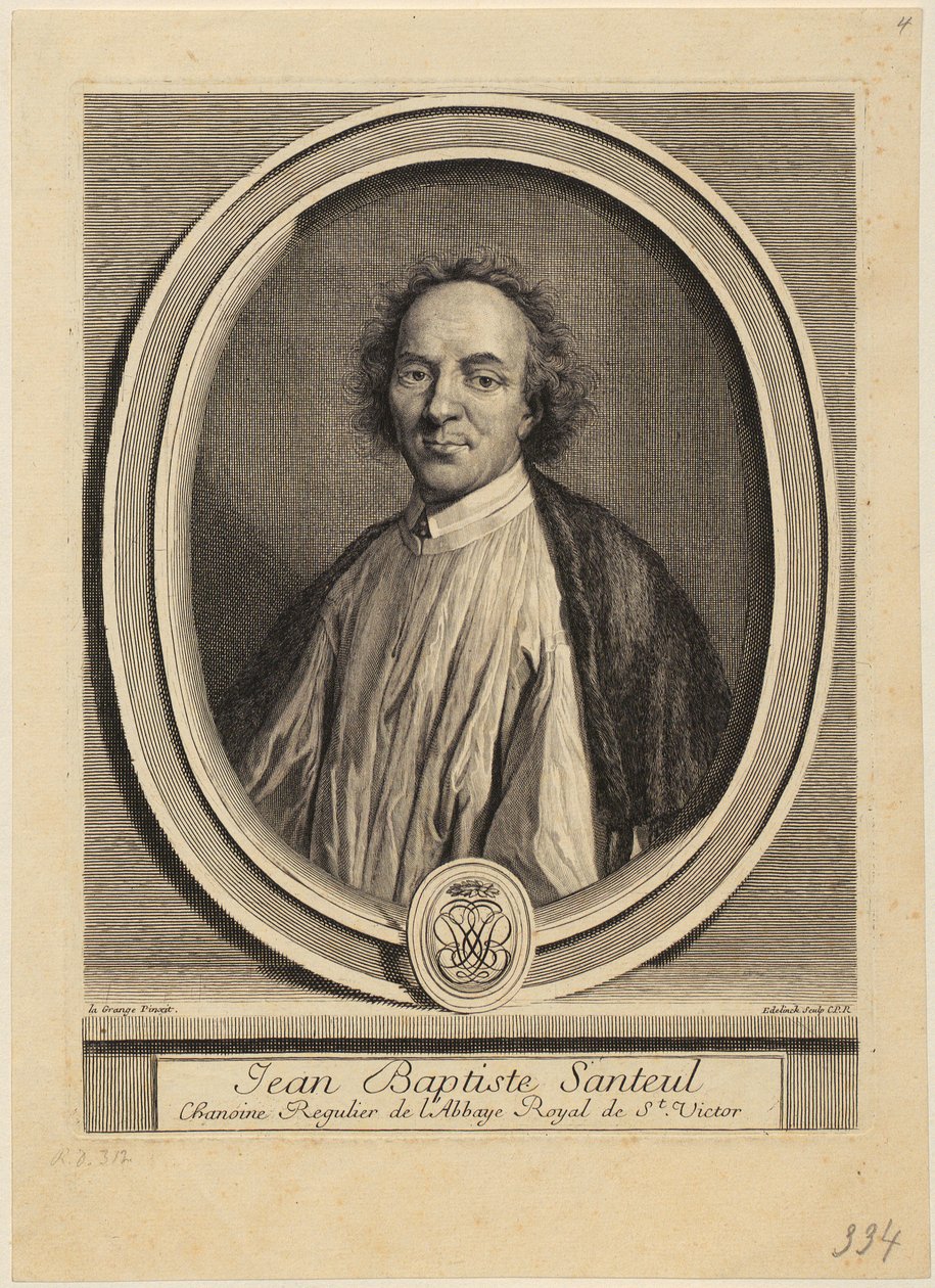Portrait of Jacques Sarrazin by Gérard Edelinck