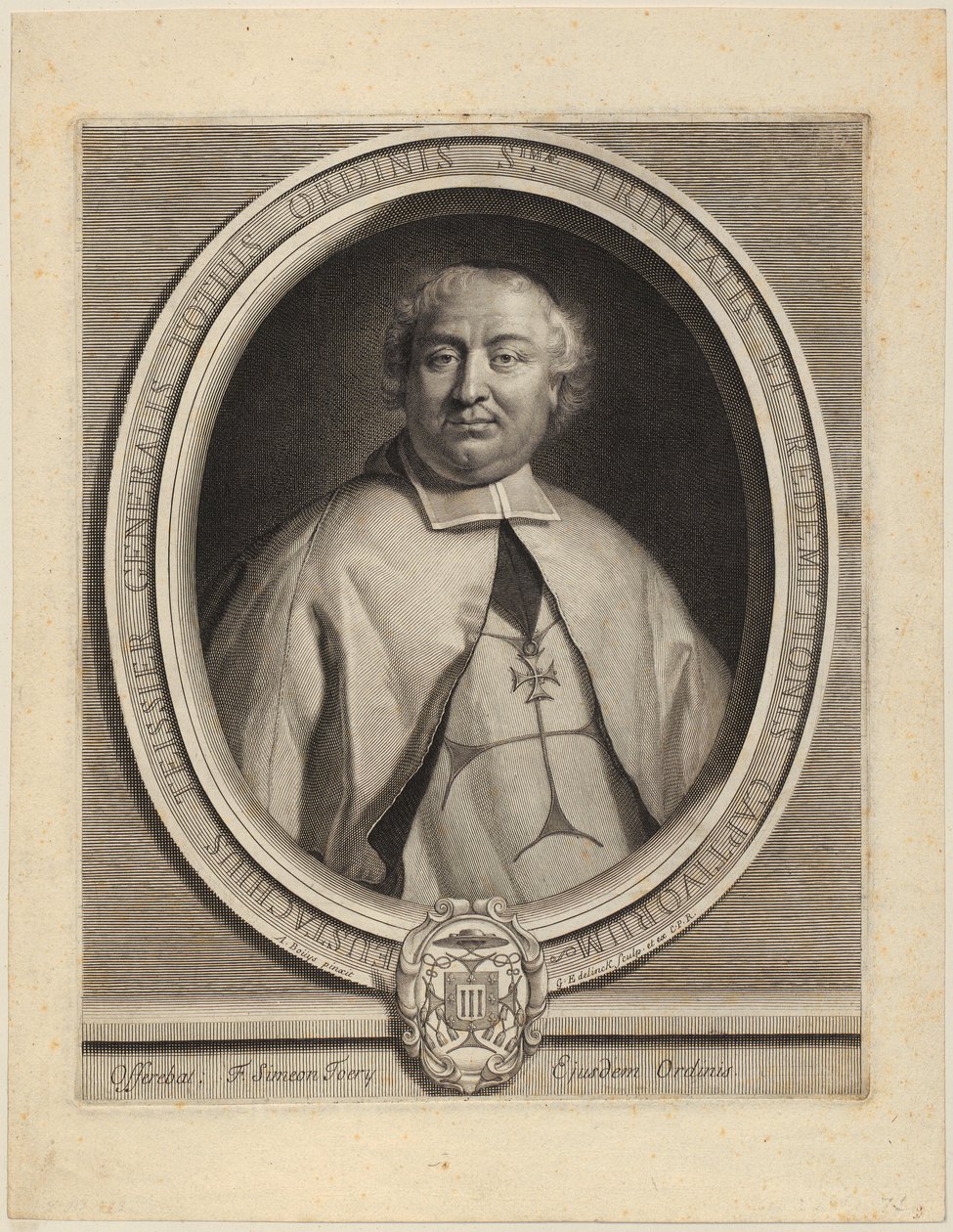 Portrait of Nicolas Parfaict by Gérard Edelinck