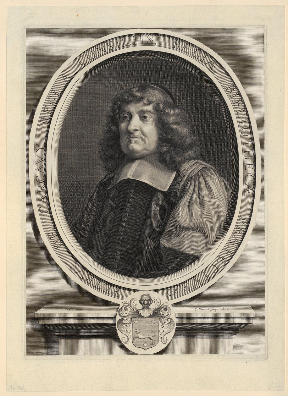 Portrait of Pierre Van Bouc by Gérard Edelinck