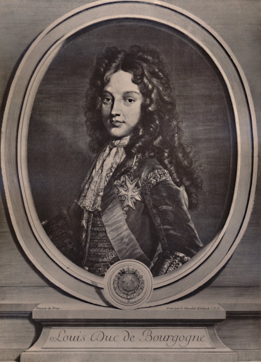 Louis, Duke of Burgundy, Dauphin of France and Father of King Louis XV, c. 1700 by Gerard Edelnick