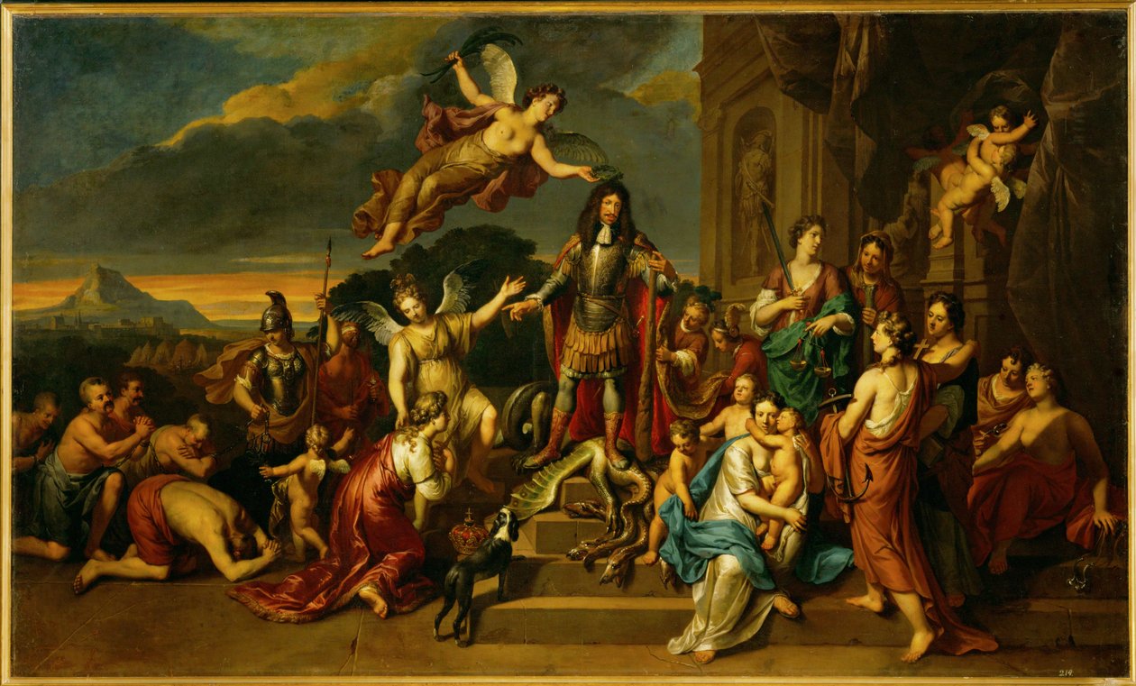 Allegory on the Reign of Emperor Leopold by Gerard Hoet