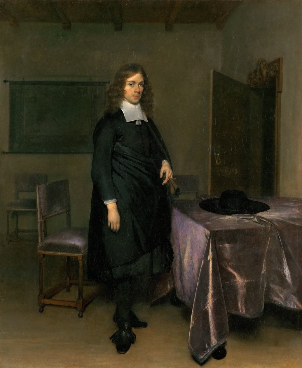 Portrait of a Man by Gerard Ter Borch the Younger