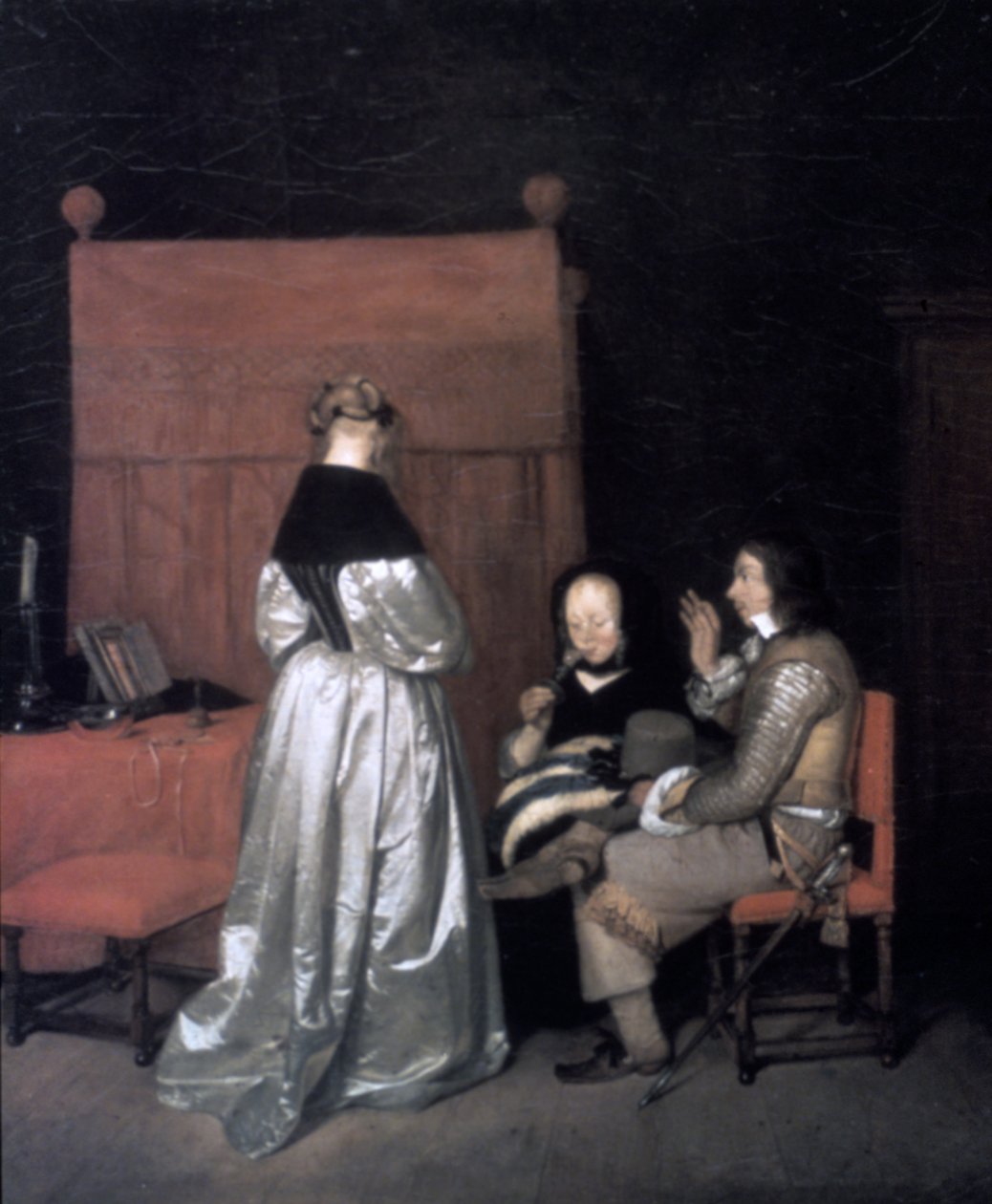 Paternal Admonition, 1654-1655 by Gerard Terborch II