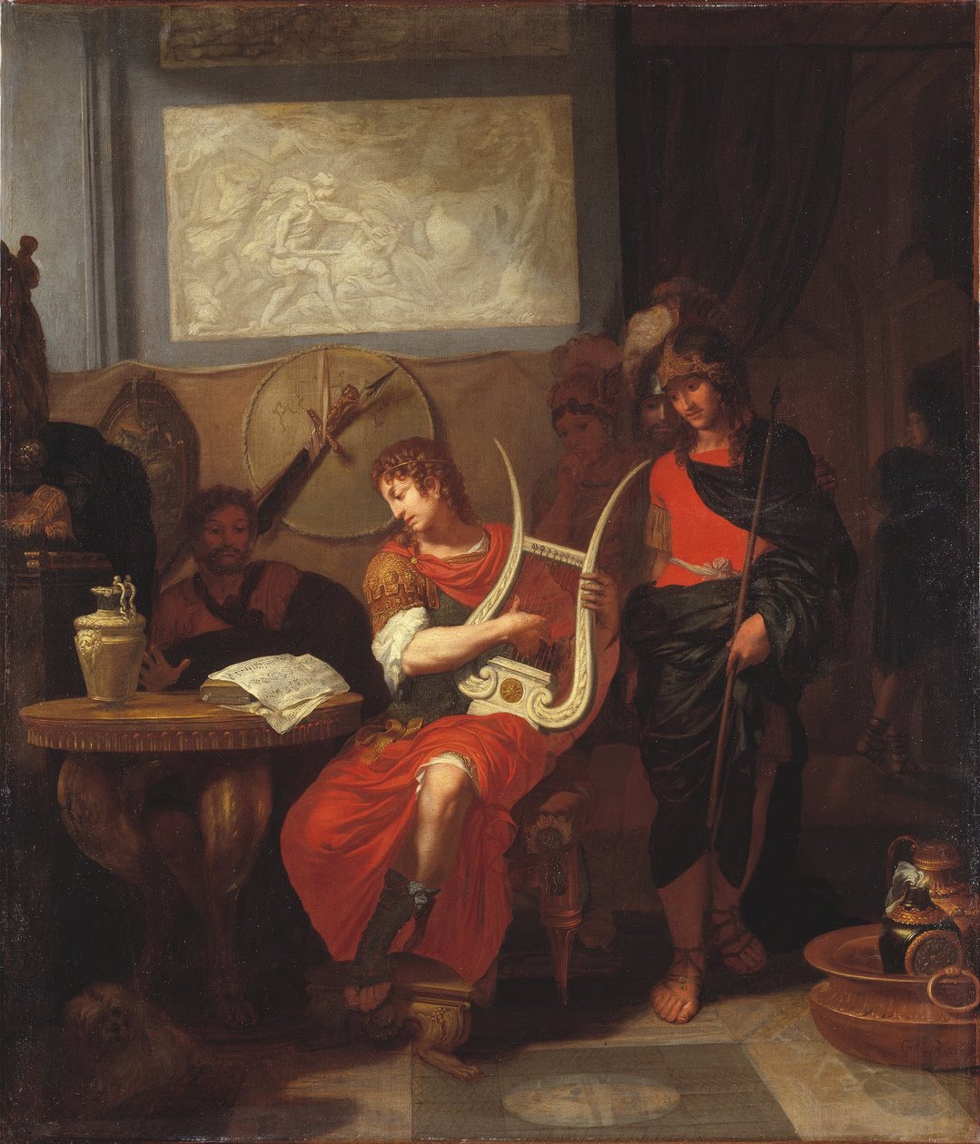 Achilles Playing the Lyre at the Arrival of the Envoys of Agamemnon by Gerard de Lairesse