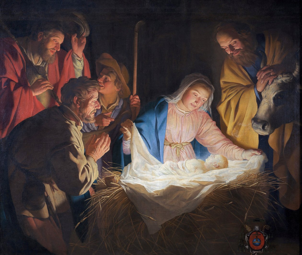 The Adoration of the Shepherds by Gerard van Honthorst