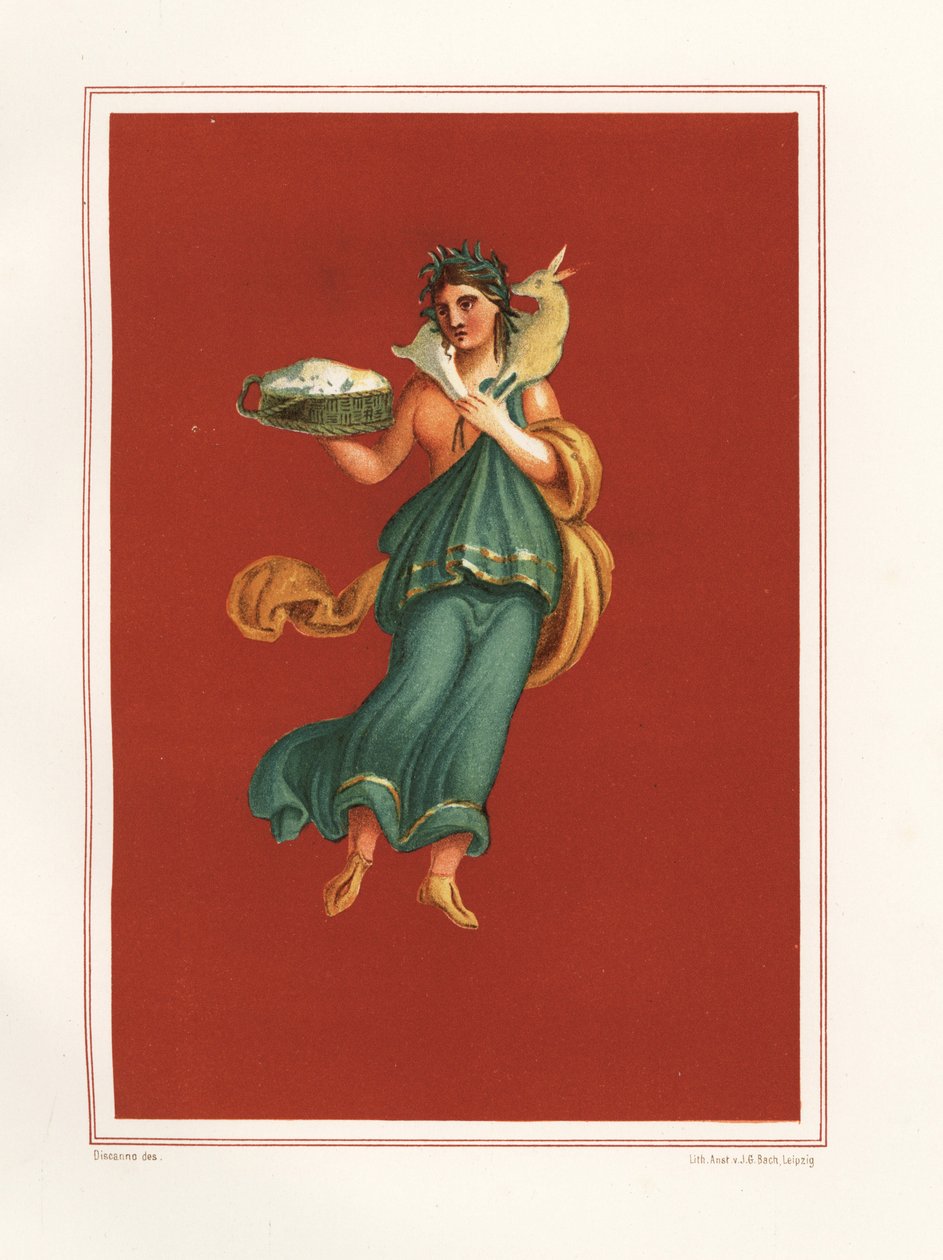 Allegorical Wall Painting of Spring by Geremia Discanno