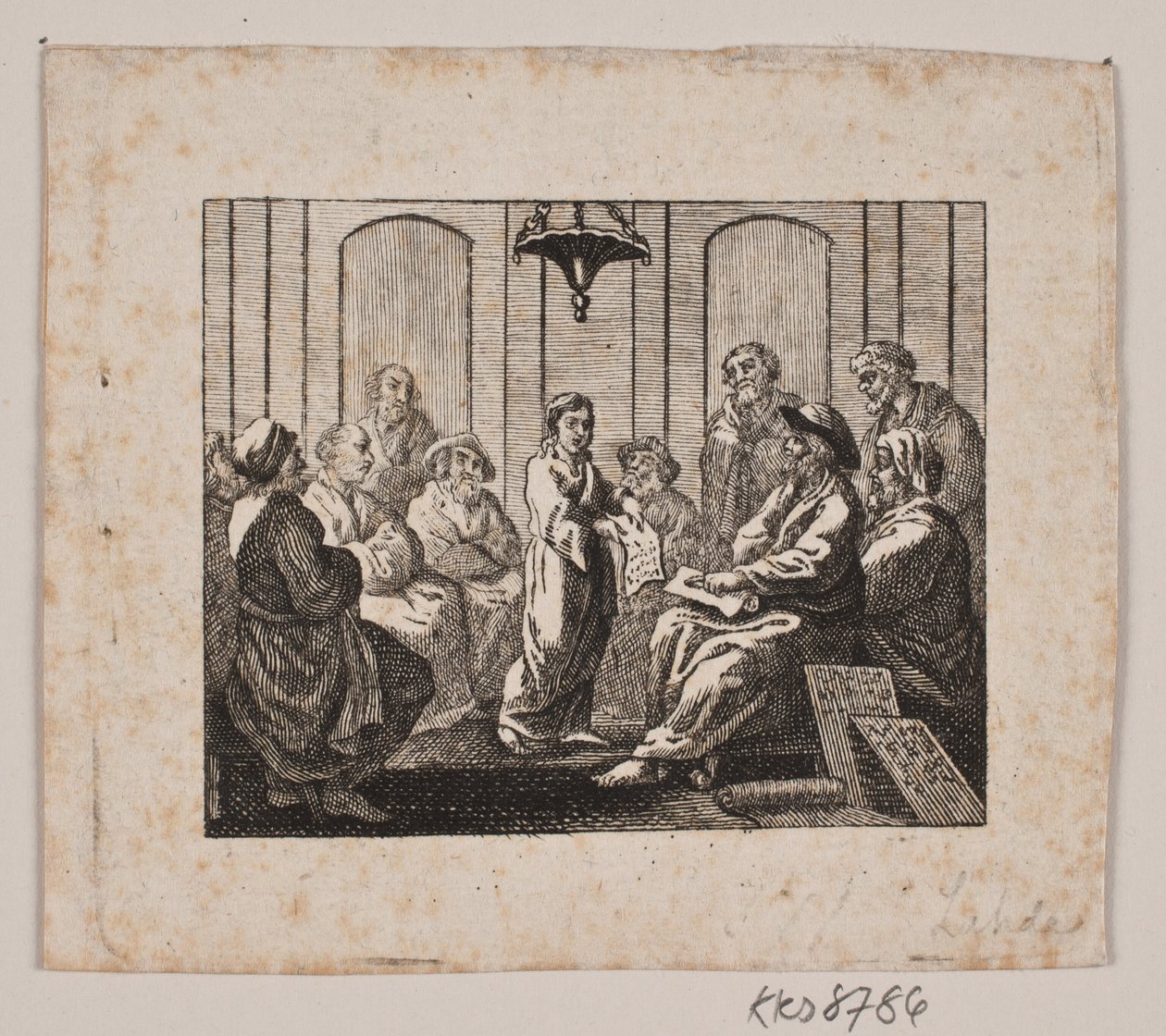 Christ in the Temple by Gerhard Ludvig Lahde
