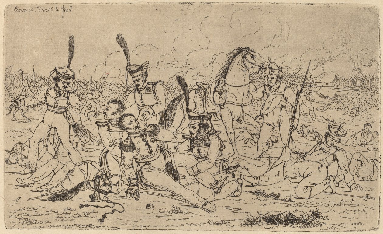 Death of a Russian General by Gerhardus Emaus de Micault