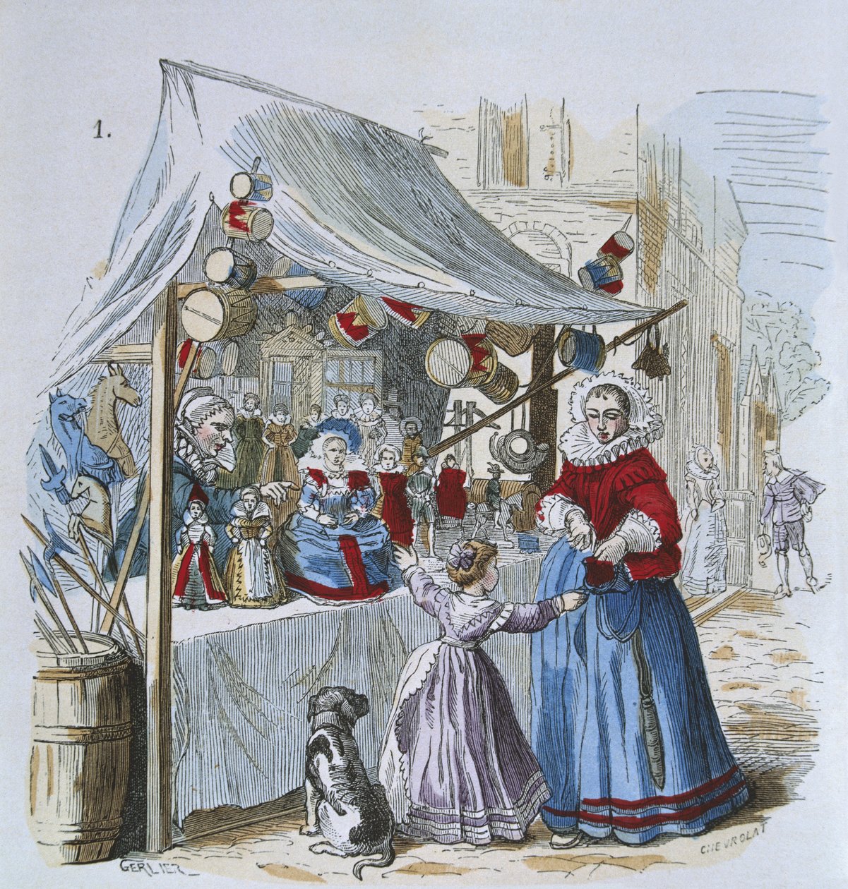 Toys Seller in the Sixteenth Century, from 