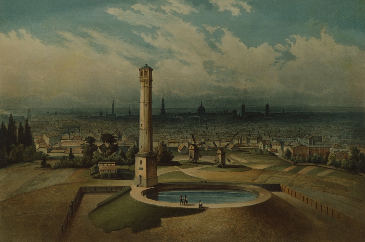 Berlin Waterworks, c.1860 by German School