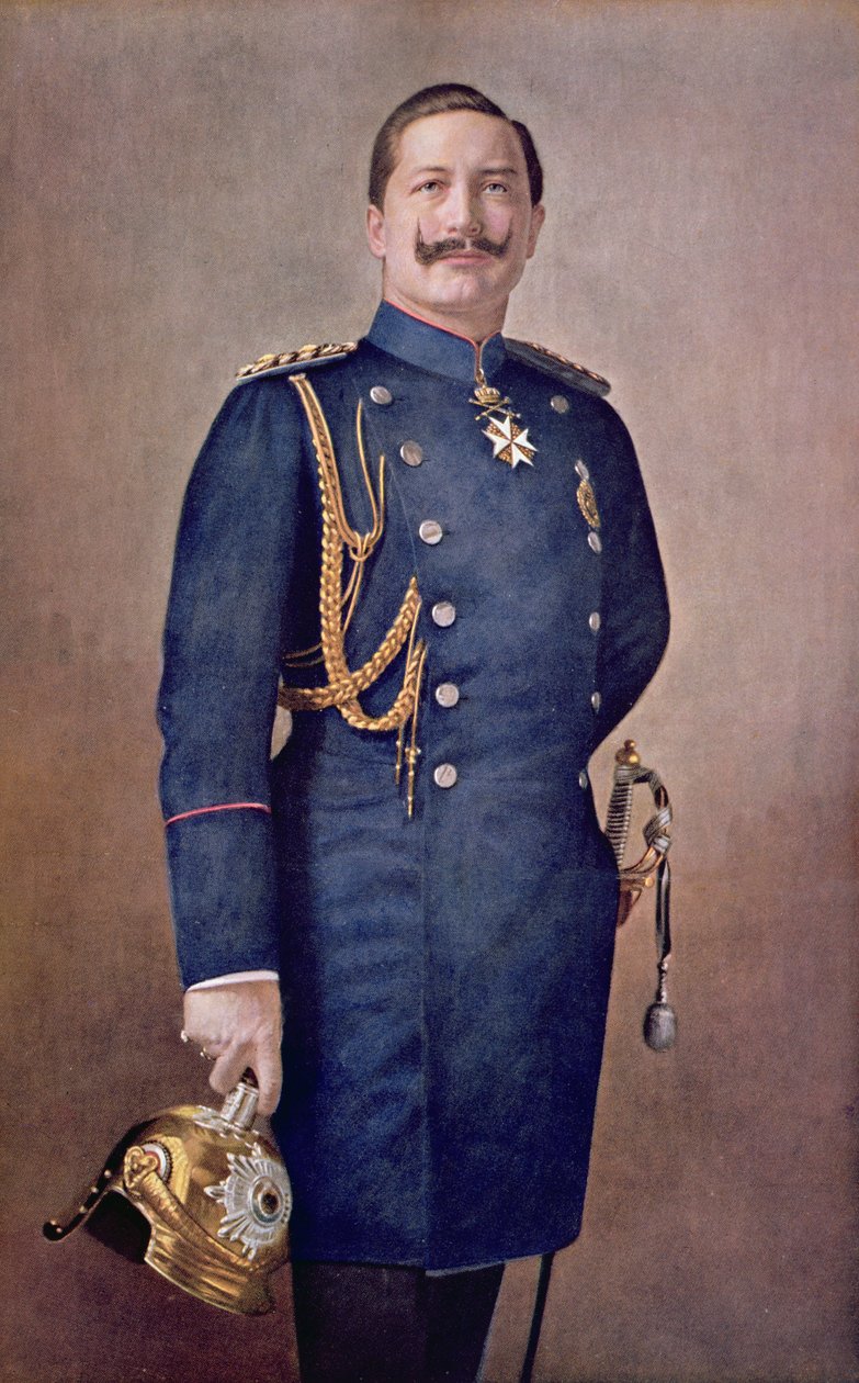 Portrait of Kaiser Wilhelm II (1859-1941) c.1900  by German School