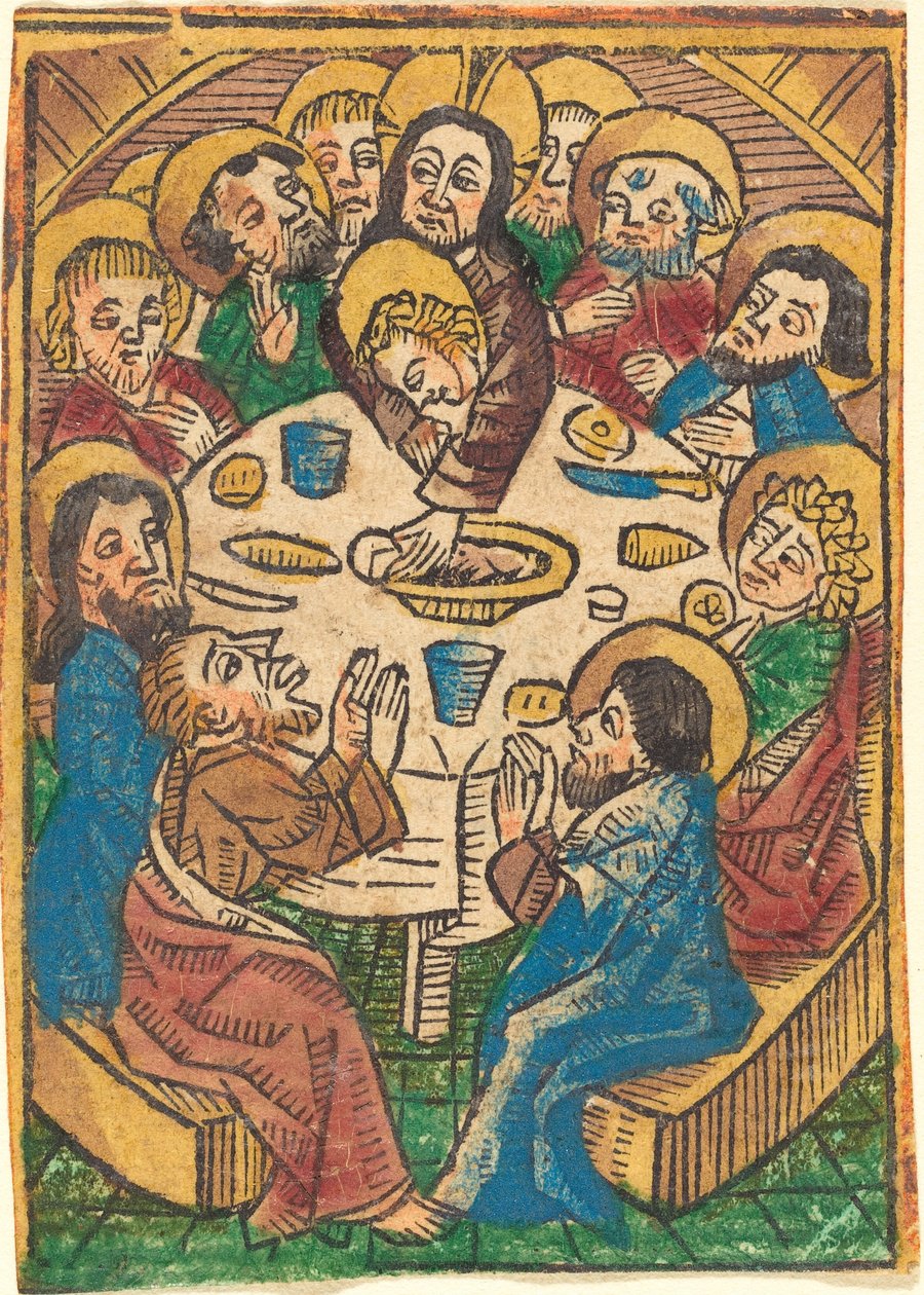 Last Supper by German 15th Century