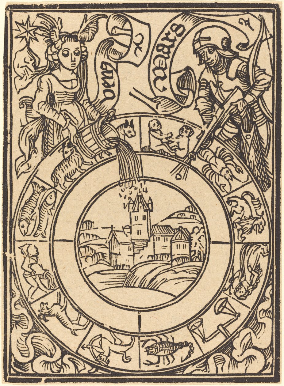 Mars and Venus by German 15th Century