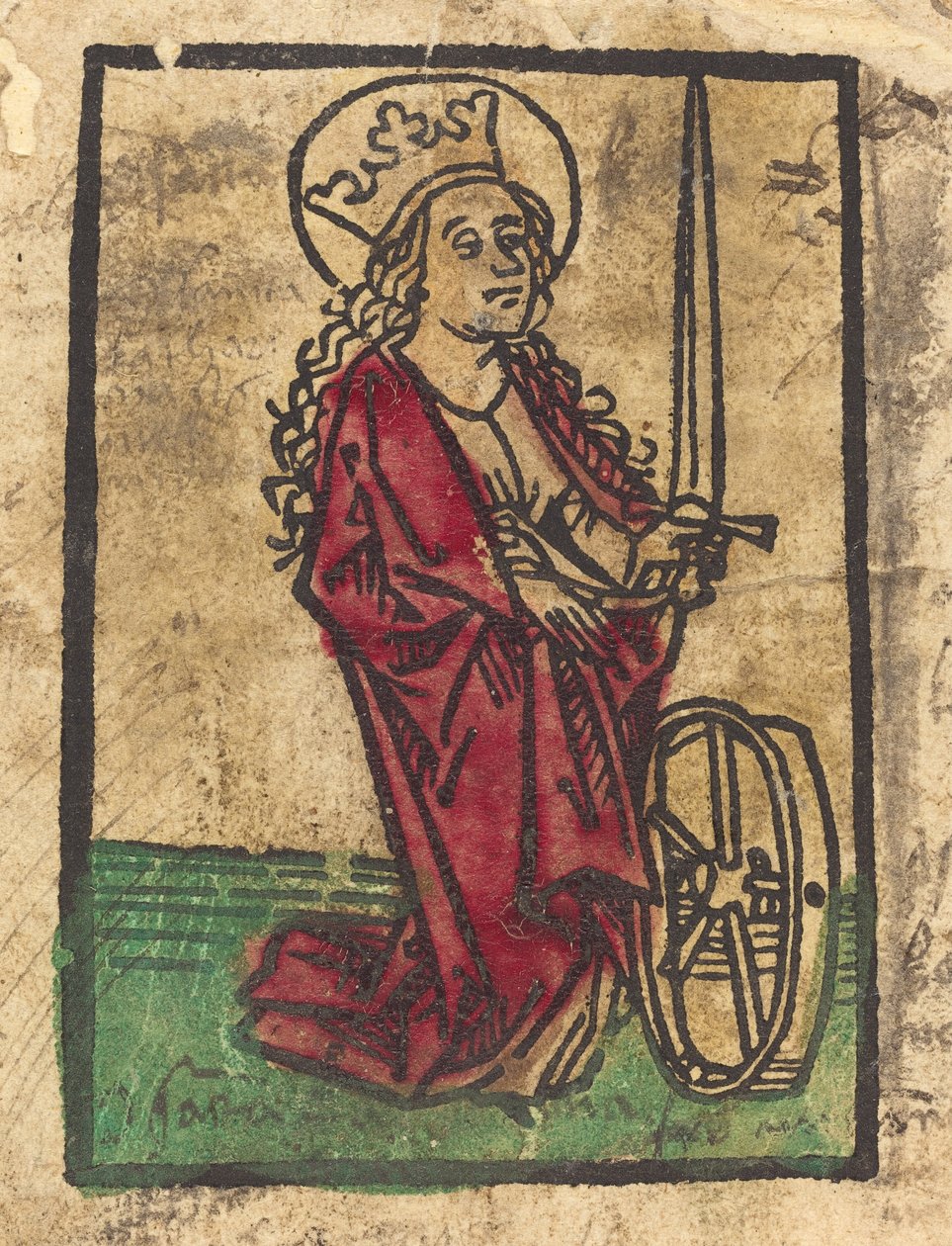 Saint Catherine of Alexandria by German 15th Century