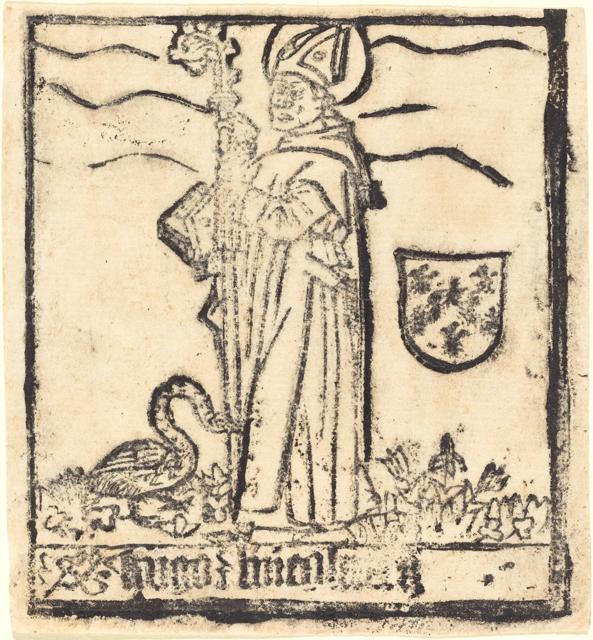 Saint Hugo of Lincoln (or Saint Hugo of Avalon) by German 15th Century
