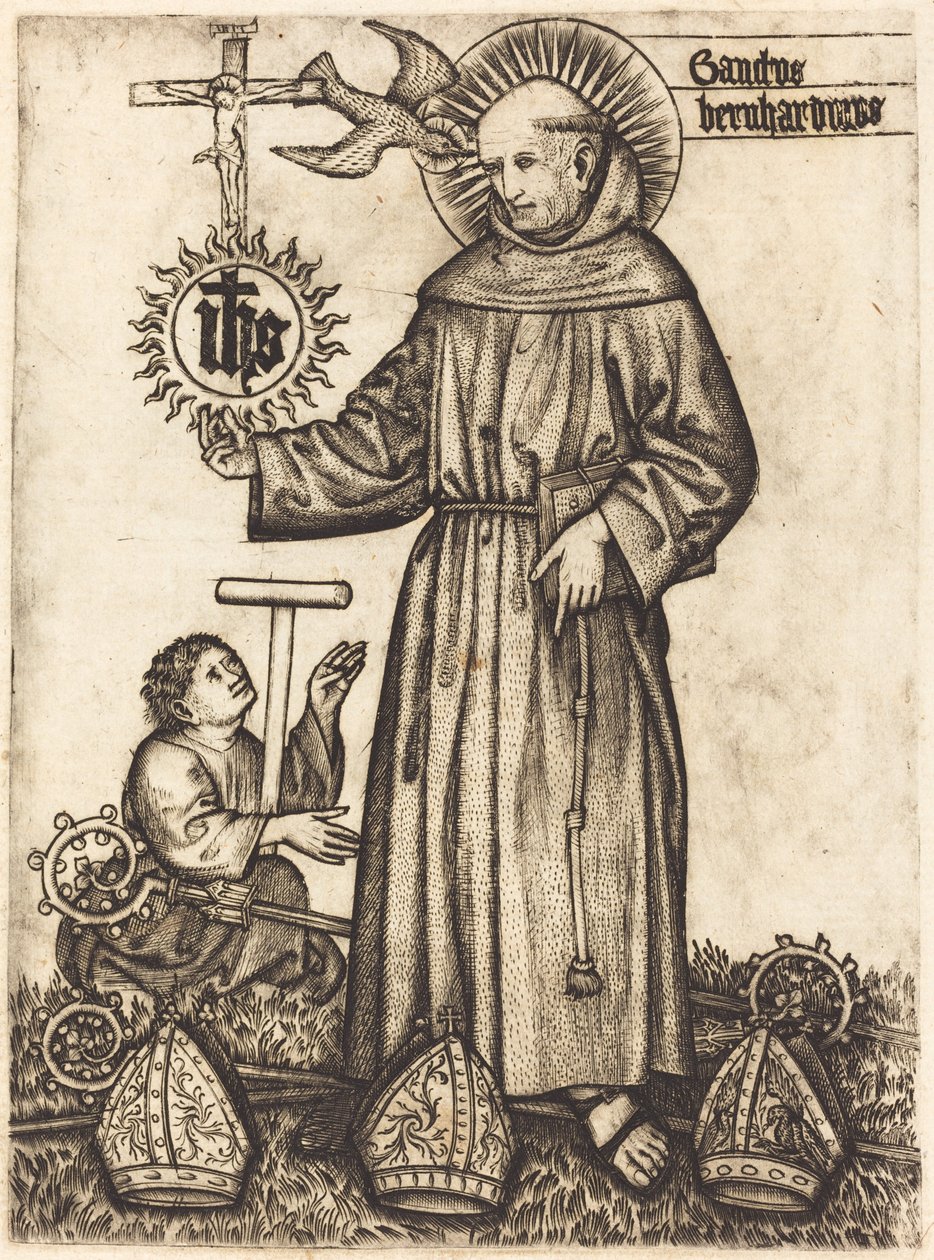 Saint Bernardine by German 15th Century