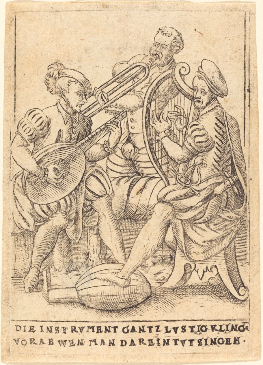 The Instrument Entirely Pleasant to Sound Especially When One Sings Into It by German 16th Century