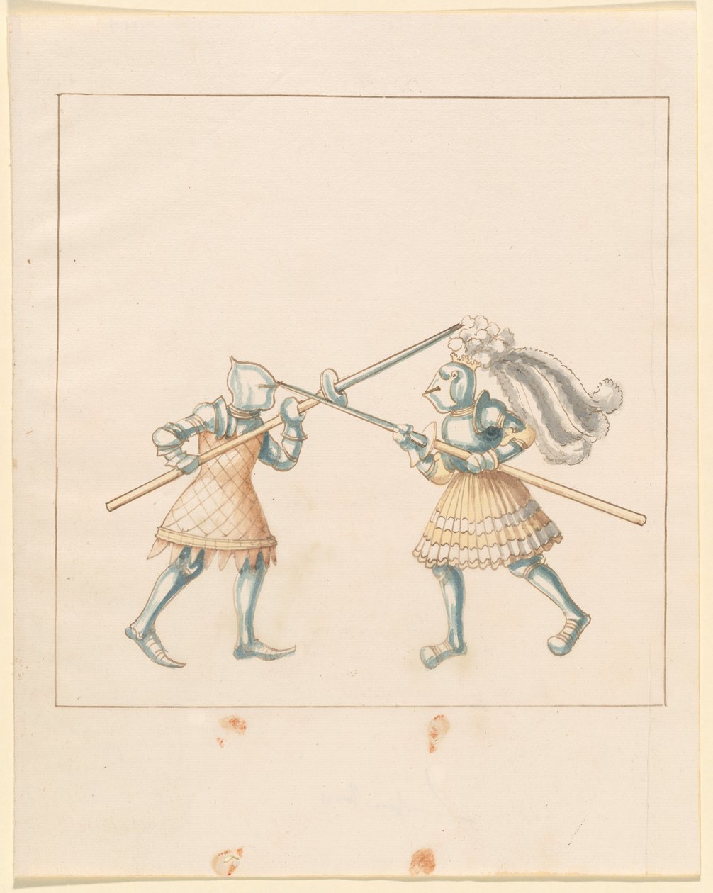 Freydal, The Book of Jousts and Tournament of Emperor Maximilian I: Combats on Foot (Jousts)(Volume III): Plate 149 by German 16th Century