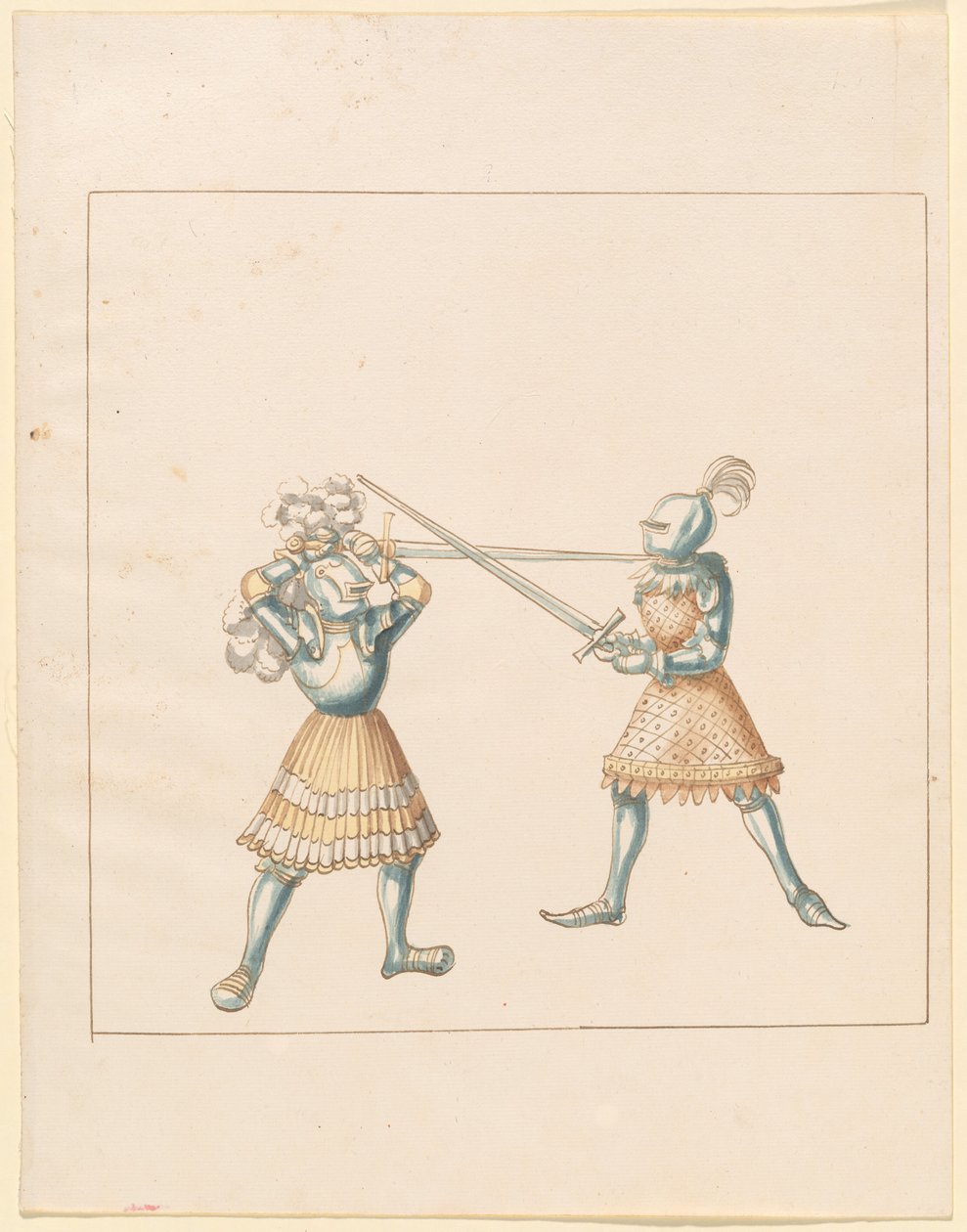 Freydal, The Book of Jousts and Tournament of Emperor Maximilian I: Combats on Foot (Jousts)(Volume III): Plate 162 by German 16th Century