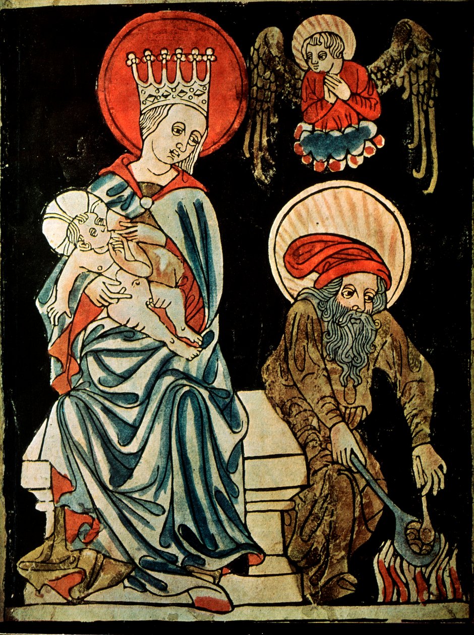 Rest on the Flight into Egypt by German Master