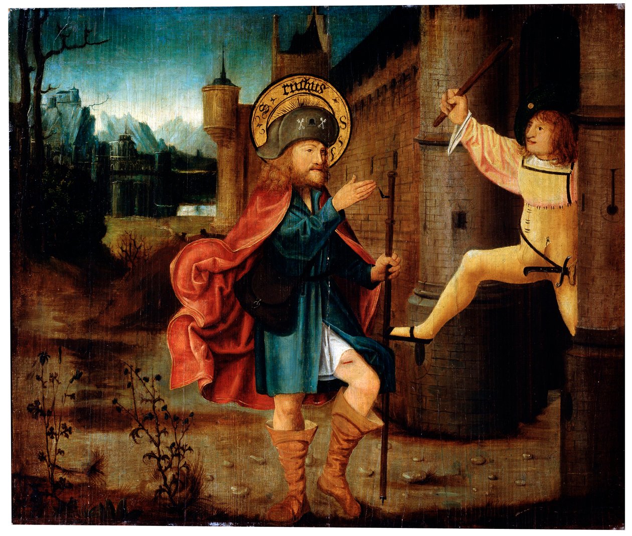 The Expulsion of Saint Roch from Rome by German Master
