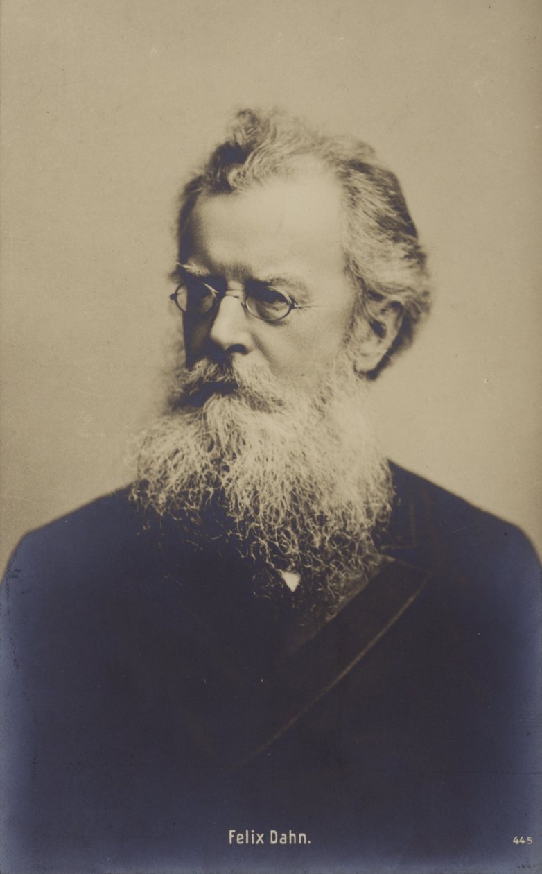Felix Dahn, German Lawyer, Author and Historian by German Photographer