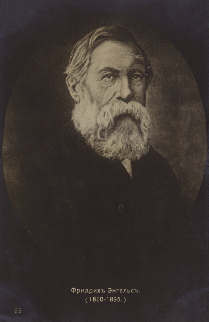 Friedrich Engels, German Political Theorist, Social Scientist and Writer by German Photographer