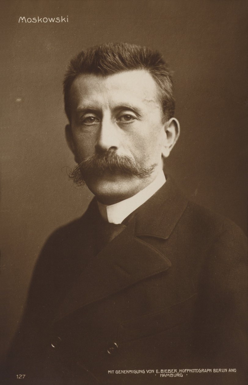 Portrait of Moritz Moszkowski by German Photographer