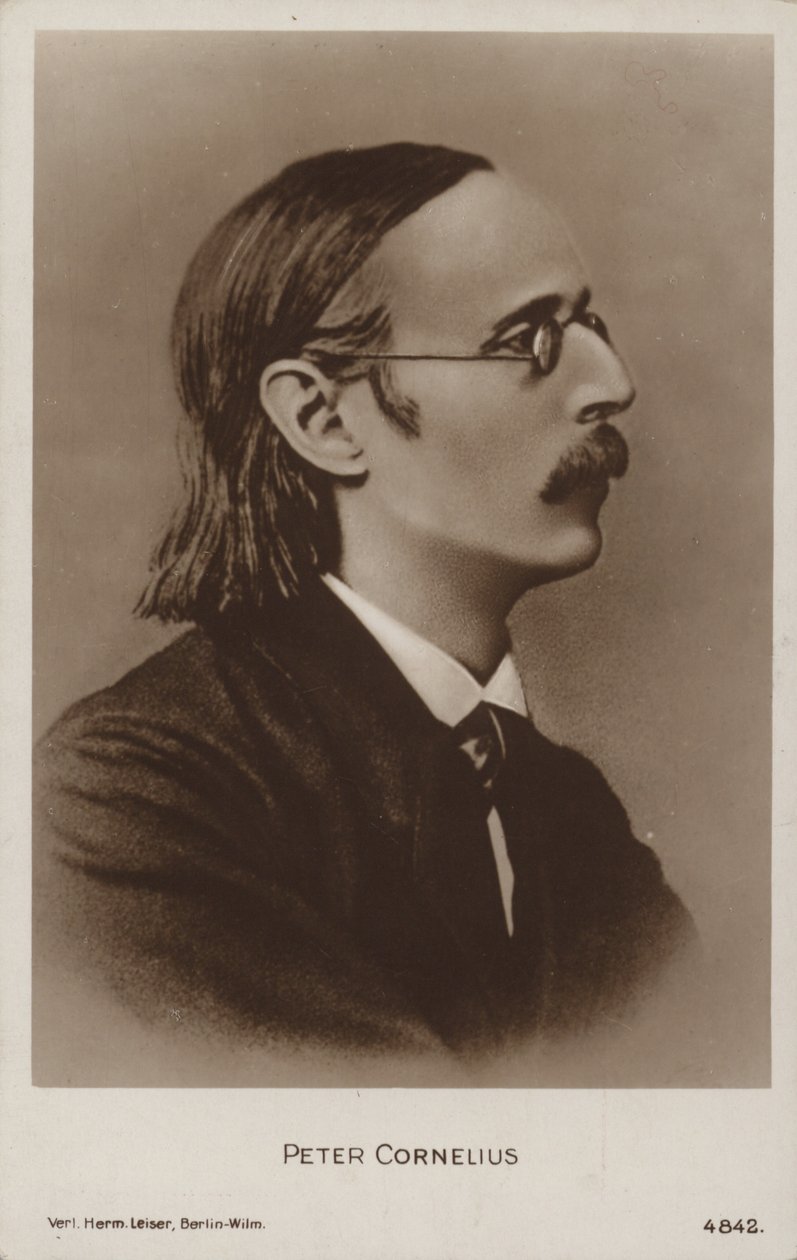 Portrait of Peter Cornelius by German Photographer