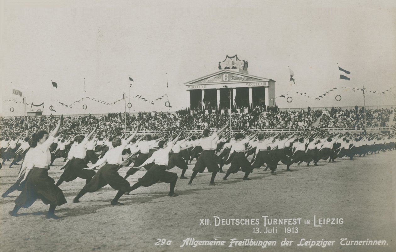 Twelfth German Gymnastics Festival, Leipzig by German Photographer